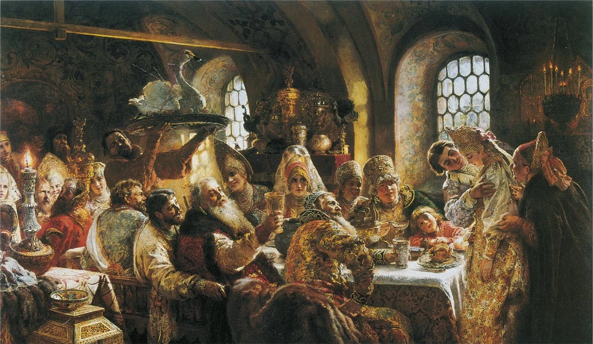Festa di nozze dei boiardi nel XVII secolo, 1883